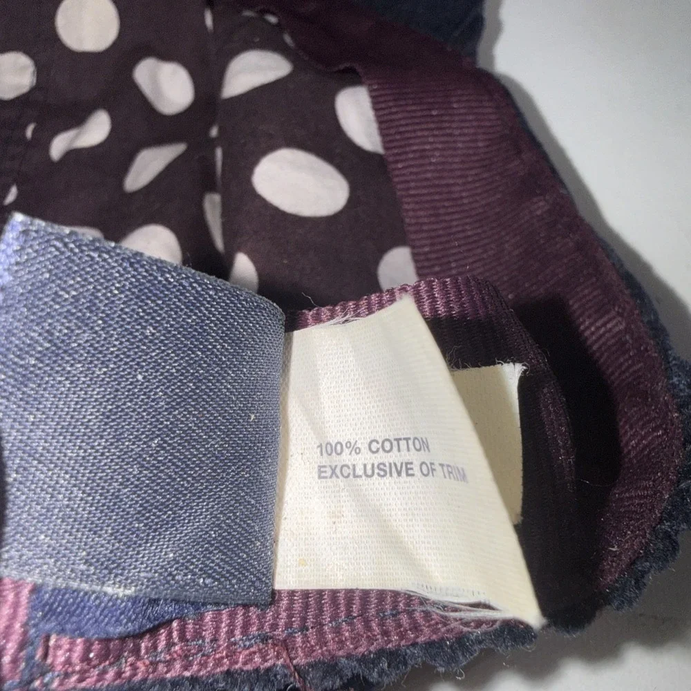 Gap Vintage Y2K 2006 Blue Cabbie Paperboy Baker Boy Cap Corduroy Newsboy Hat - Picture 9 of 10